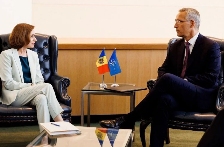 Maia Sandu s-a văzut cu Secretarul general al NATO. Despre ce au discutat cei doi oficiali la New York