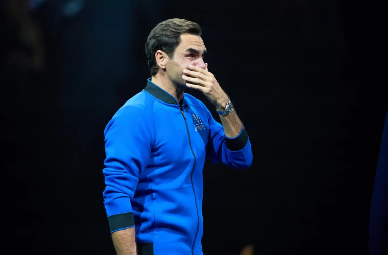 Roger Federer a plîns în hohote la meciul de retragere