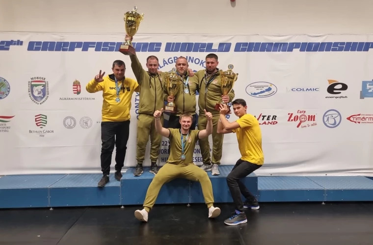 Почетное серебро: Состоялось награждение Сборной Молдовы на Чемпионате мира по Карпфишингу