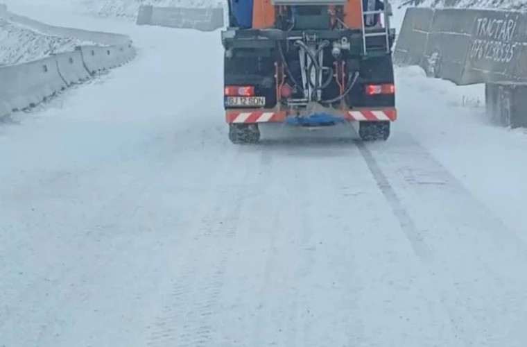 Зима в Румынии: Высокогорные дороги закрыты из-за погодных условий