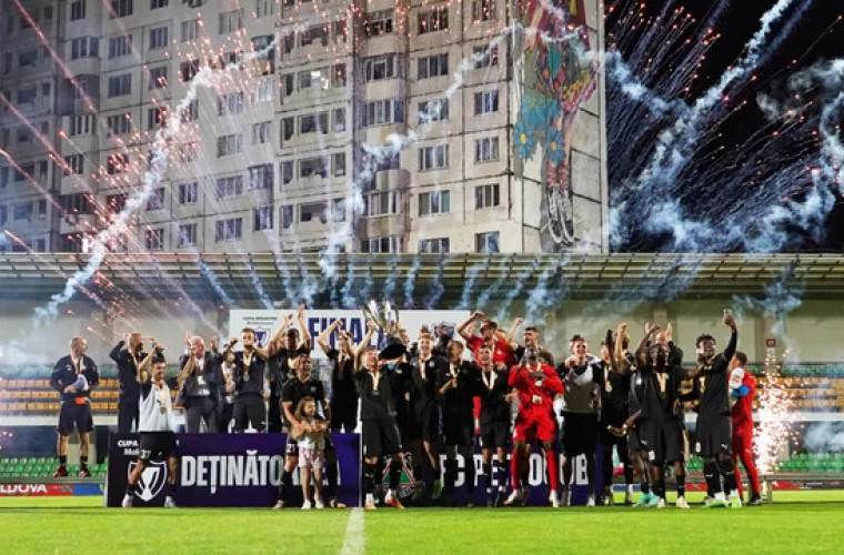 Petrocub Hîncești a cîștigat după ce aseară sa impus în finala Cupei Republicii Moldova la fotbal