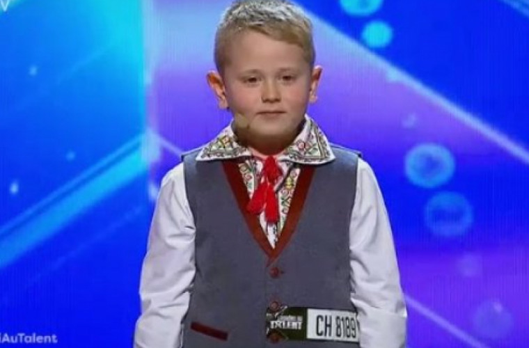 Un băiat de 6 ani din Chișinău a încîntat juriul la un concurs peste hotare (VIDEO)