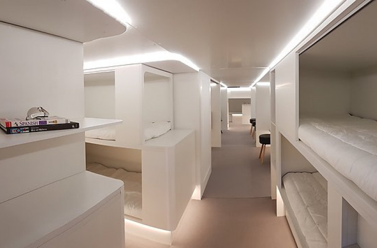Avioanele de pasageri vor fi dotate cu cabine de dormit