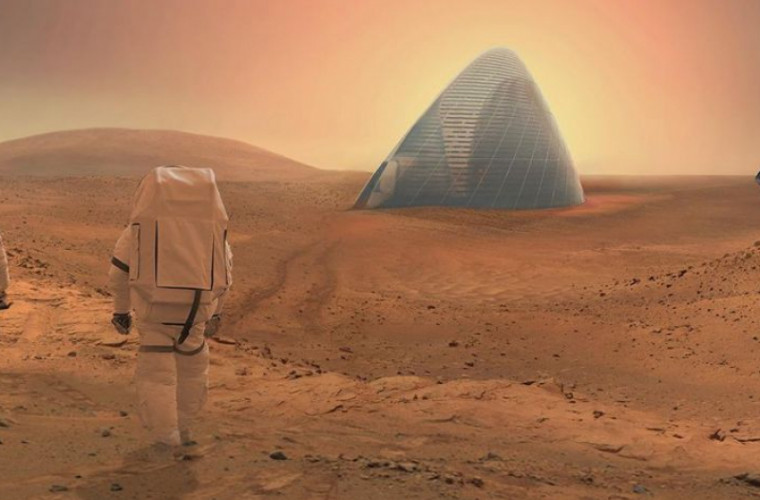Как будет выглядеть марсианская колония (ФОТО)