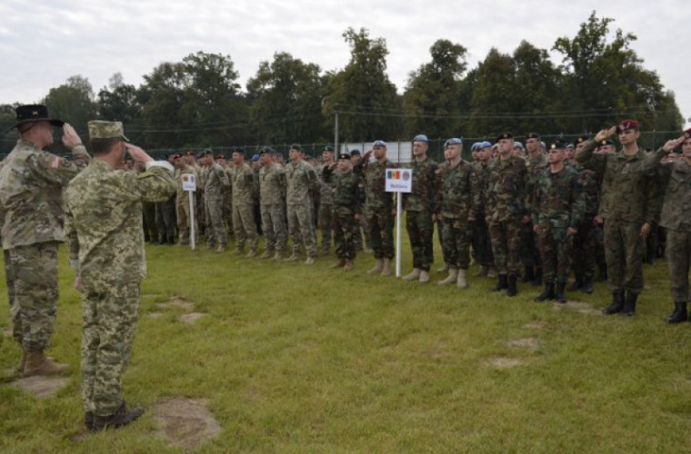 Молдавские военнослужащие участвуют в совместных военных учениях с НАТО