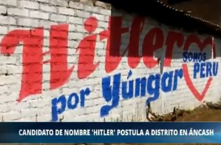 Hitler şi Lennin sînt adversari la un scrutin din Peru