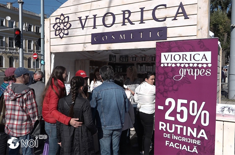 Cel mai mare producător de cosmetice din Moldova - o prezență sclipitoare la Ziua Vinului (VIDEO)