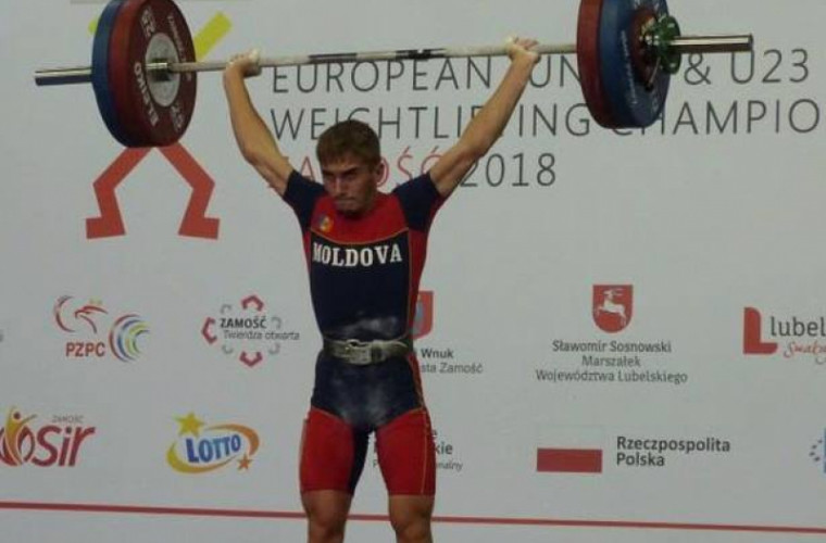Тяжелоатлет Даниел Лунгу стал вице-чемпионом Европы