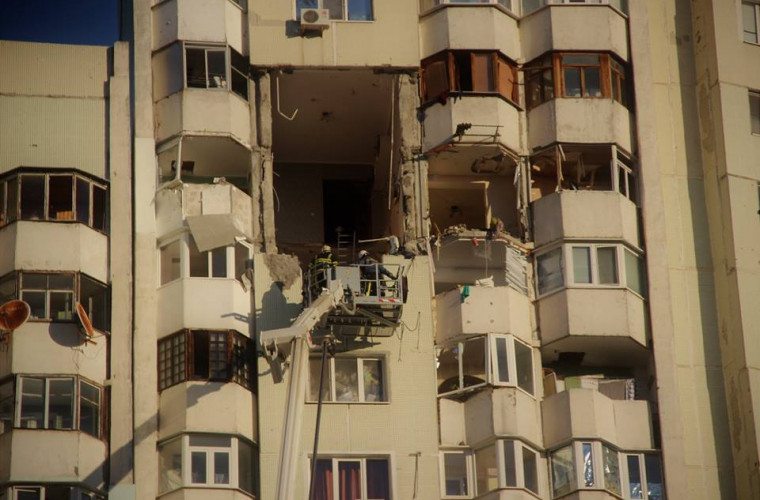 Explozia din sectorul Rîșcani: Stadiul lucrărilor de reconstrucție a blocului