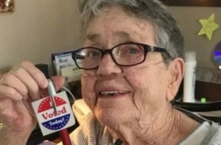 În SUA o bătrînă a votat pentru prima oară, apoi a murit