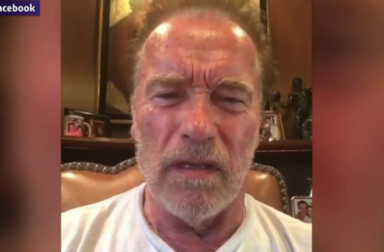 Panică la bordul avionului în care se afla Arnold Schwarzenegger