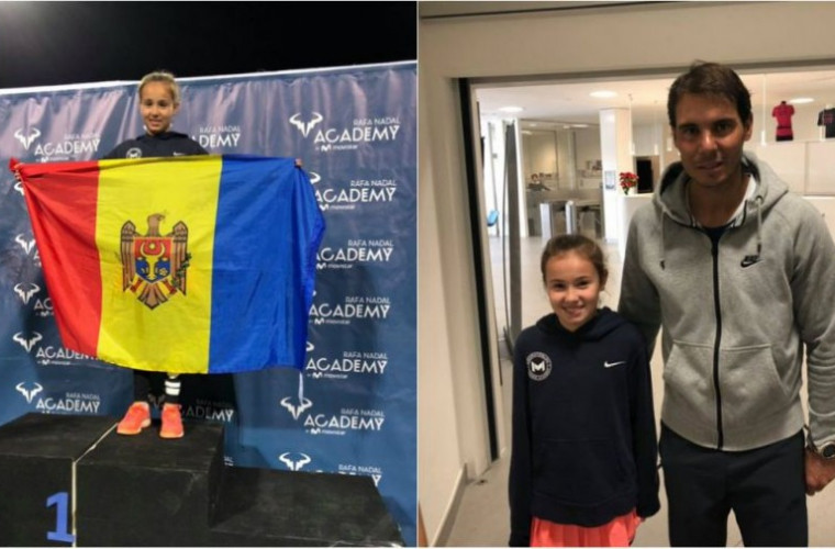 O tînără din Moldova a devenit campioană la tenis la numai 10 ani