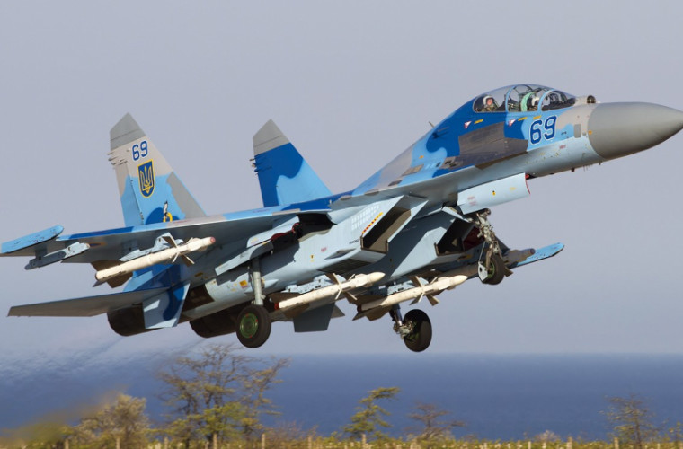 S-a prăbuşit un avion Su-27 al armatei ucrainene 