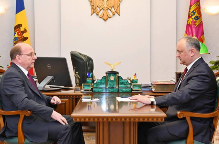 Relațiile de colaborare moldo-ruse, puse în discuţie la preşedinţie