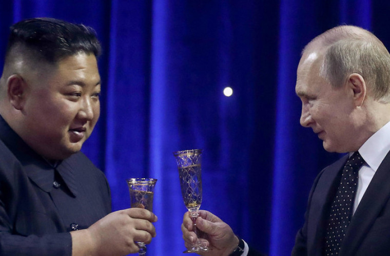 Putin l-a felicitat pe Kim Jong-un cu Ziua înființării RPDC