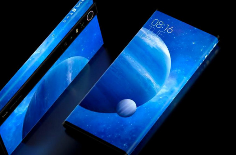 Xiaomi a prezentat un concept de telefon cu ecran pe toate părțile 