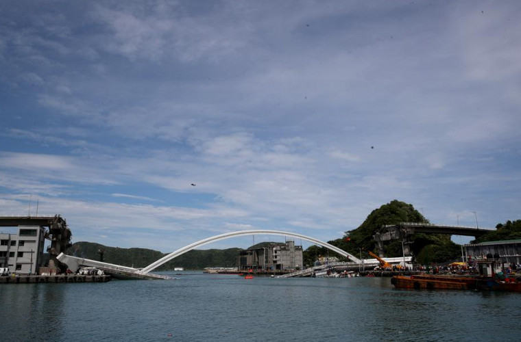 Un pod din Taiwan s-a prăbușit