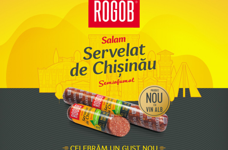 Крупнейший производитель колбасных изделий запускает новый продукт — „Servelat de Chișinău”