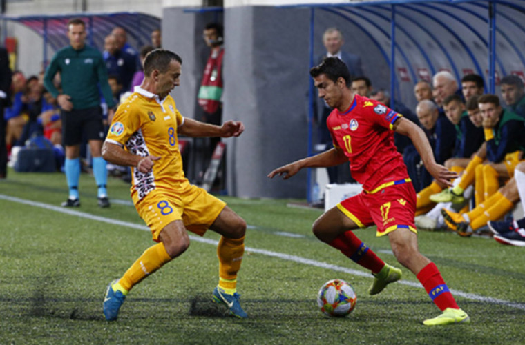 Naționala de fotbal Moldovei a pierdut în fața Andorrei