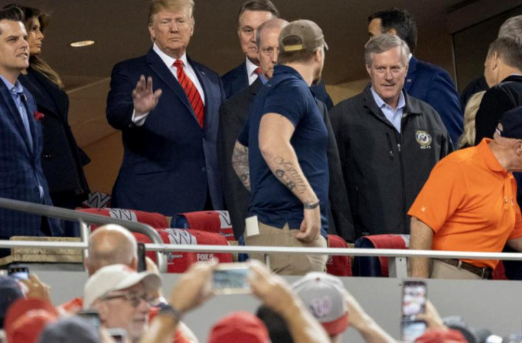 Дональда Трампа освистали на бейсбольном матче
