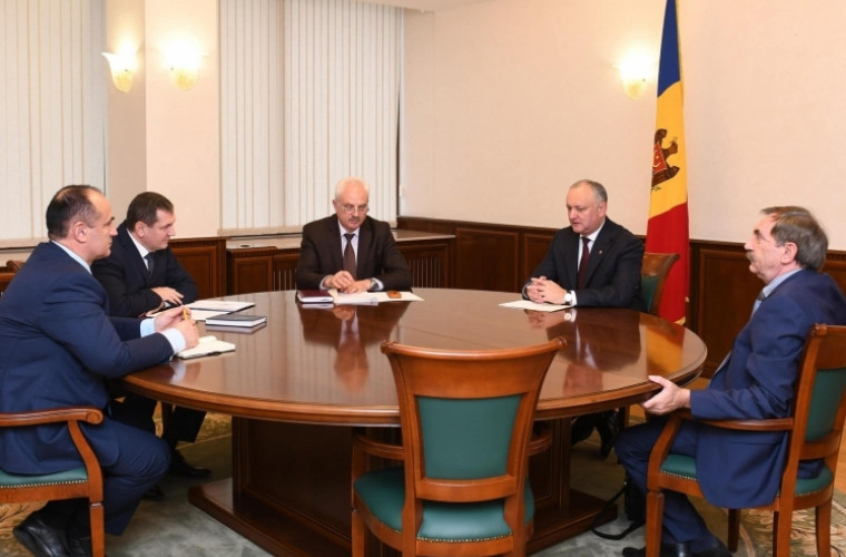 Igor Dodon a convocat o ședință de lucru privind situația agenților economici din regiunea transnistreană