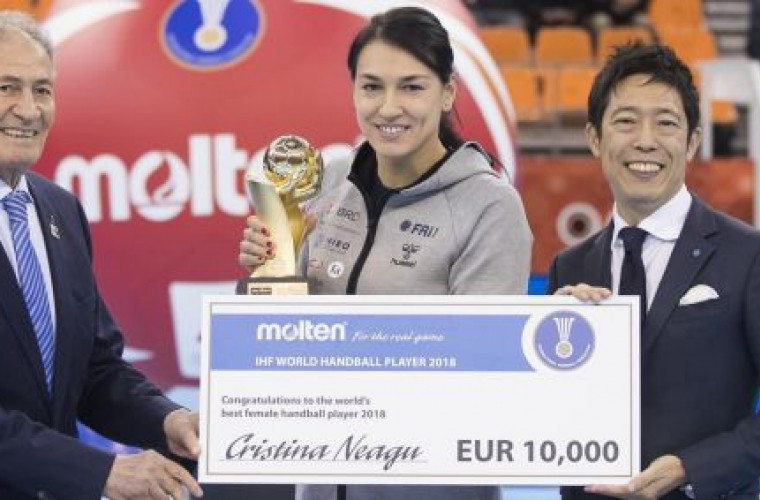 Кристина Нягу признана лучшей гандболисткой мира в  2018 году