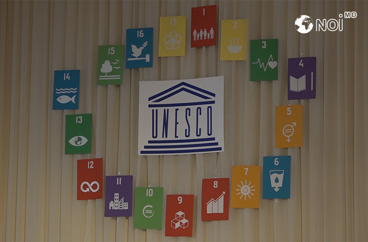  În liceul ”Mihai Grecu” din capitală s-a desfășurat conferința UNESCO (VIDEO)
