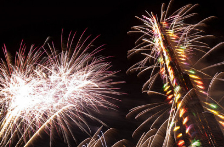 Focurile de artificii de Revelion din Emirate au doborît două recorduri Guinness (VIDEO)