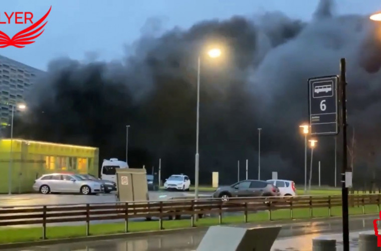 Pe aeroportul din Norvegia au ars aproximativ 1.500 de mașini