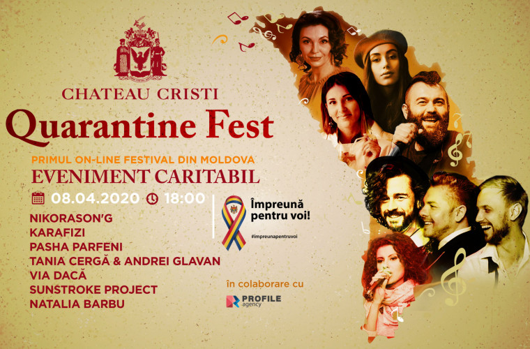 Quarantine Fest - primul festival caritabil online din Moldova. Când va avea loc și ce artiști vor evolua  