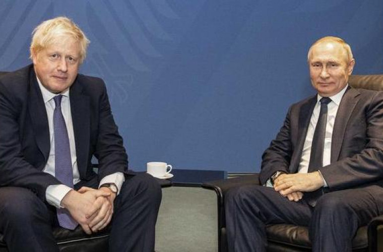 Vladimir Putin i-a trimis o telegramă premierului britanic Boris Johnson