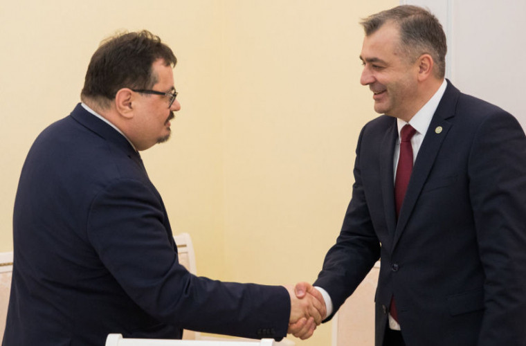Prim-ministrul Ion Chicu a avut o întîlnire cu E.S. Peter Michalko