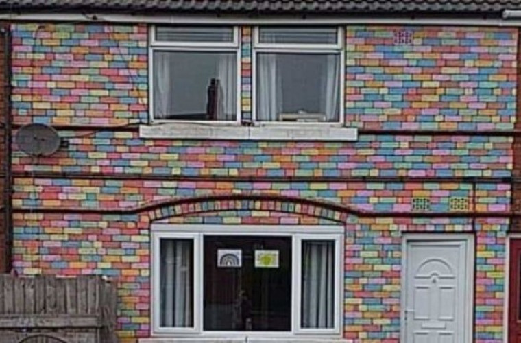 Un englez și-a colorat toată casa în semn de mulțumire pentru medici