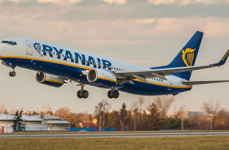 Убытки Ryanair с начала года составили €185 млн