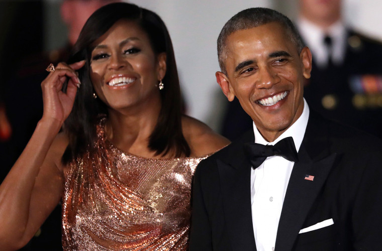 Michelle Obama și-a felicitat soțul cu cea de-a 44-a aniversare (FOTO)