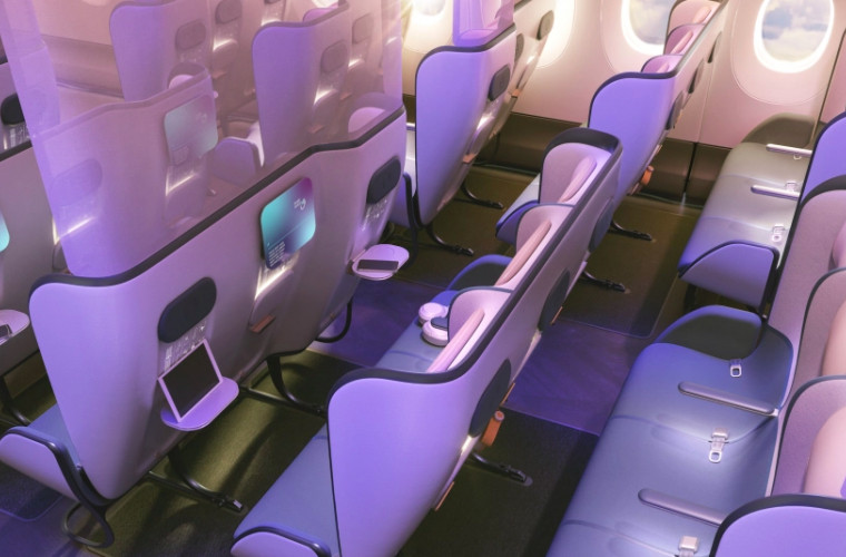 A fost prezentat un nou concept al salonului avionului cu dezinfectanți în scaune (FOTO, VIDEO)