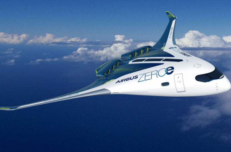 Airubus a prezentat primele avioane comerciale cu zero emisii